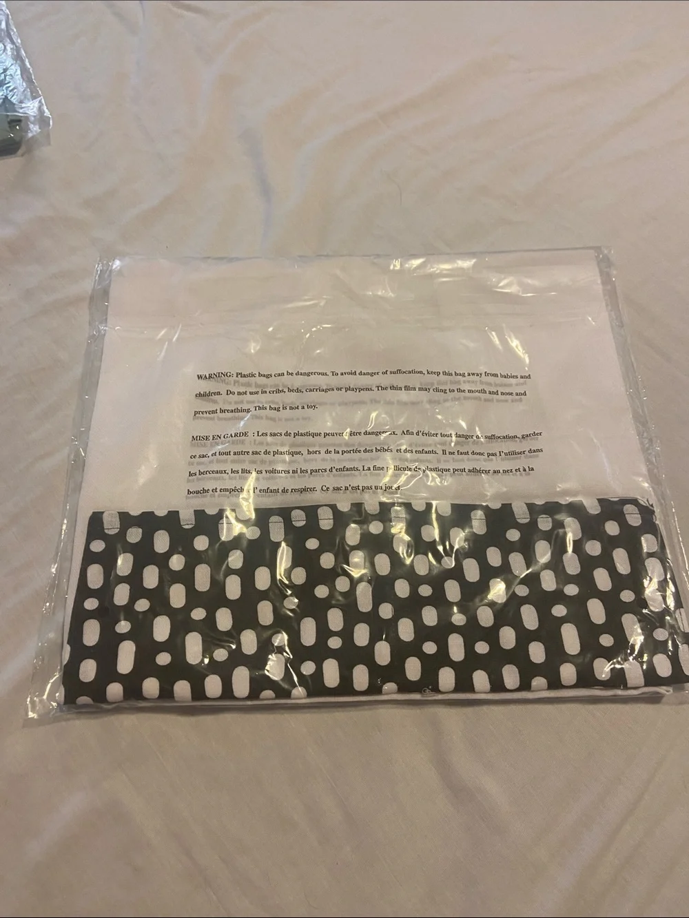 'Simply Blessed' White Printed Apron
